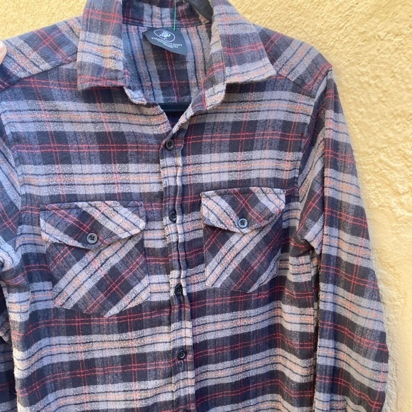 Pretty Cult Flannel Unisex Multicolor Plaid Hermit Tarot S Patch Virgo Dark Art - Picture 12 of 15